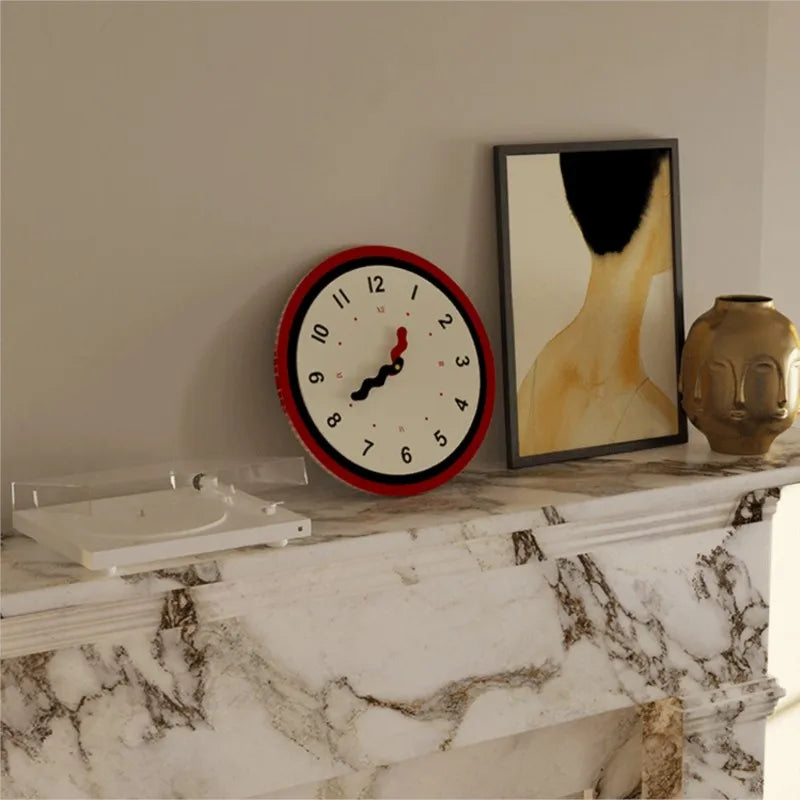 Wandklok in Scandinavische stijl | Minimalistische en moderne woondecoratie