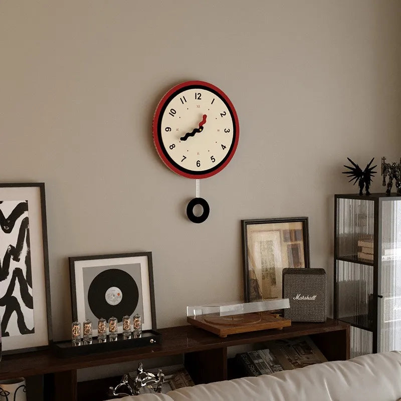 Wandklok in Scandinavische stijl | Minimalistische en moderne woondecoratie