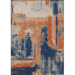 Industrieel tapijt – Abstract ontwerp, machinewasbaar – Polyester, niet-slip, voor slaapkamer