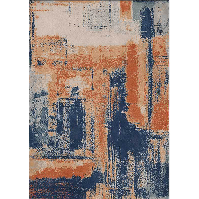 Industrieel tapijt – Abstract ontwerp, machinewasbaar – Polyester, niet-slip, voor slaapkamer