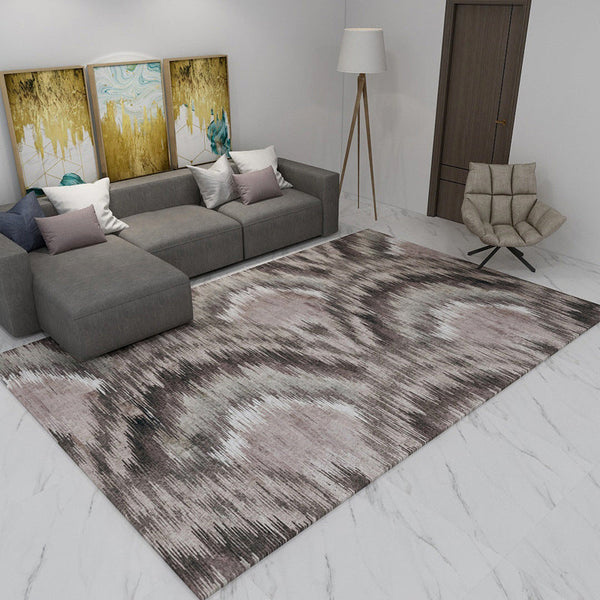 Woonkamer Tapijt – Abstracte Streepprint – Polyester, Huisdiervriendelijk, Gebiedtapijt
