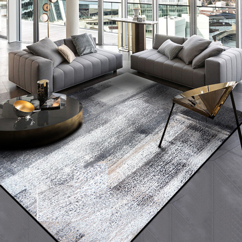 Abstract tapijt – Wasbaar, niet-slip, huisdiervriendelijk – Polyester voor woonkamer
