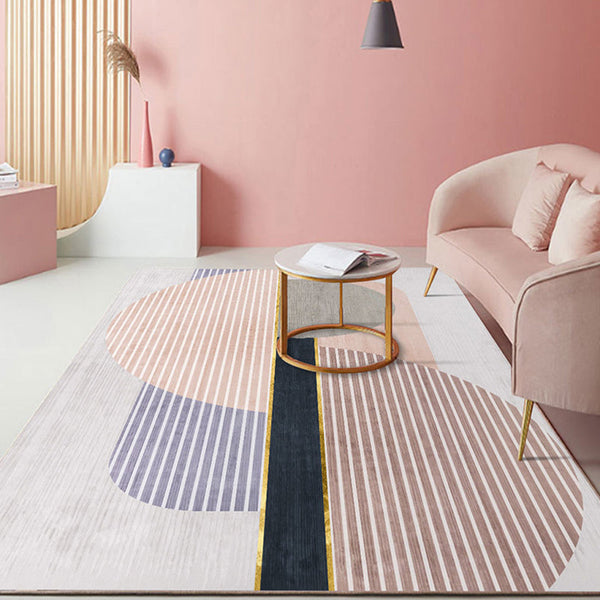 Scandinavische Tapijten – Geometrische vormen en lijnen – Antislip achterkant, Polypropyleen