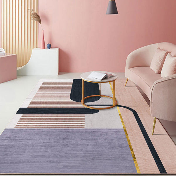 Scandinavische Tapijten – Geometrische vormen en lijnen – Antislip achterkant, Polypropyleen
