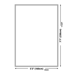 Abstract zitkamer tapijt – Synthetisch, anti-slip, machinewasbaar – Pastel kleurblok ontwerp