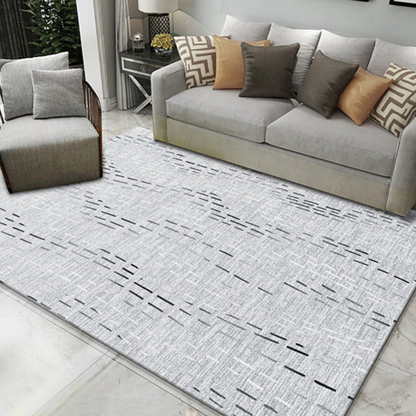 Minimalistisch vloerkleed – Abstract design met lijnen – Polypropyleen, eenvoudig te onderhouden, antislip