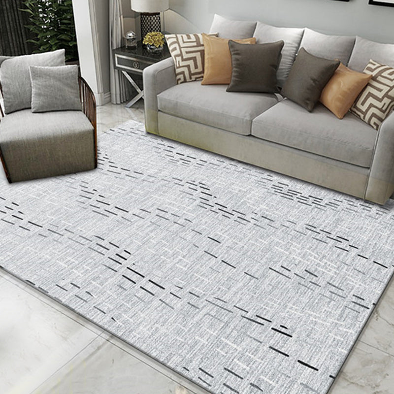 Minimalistisch vloerkleed – Abstract design met lijnen – Polypropyleen, eenvoudig te onderhouden, antislip