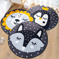 Vloerkleed kinderen – Cartoon patroon – Synthetisch, anti-slip achterkant, kleurvast, machinewasbaar