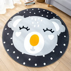 Vloerkleed kinderen – Cartoon patroon – Synthetisch, anti-slip achterkant, kleurvast, machinewasbaar