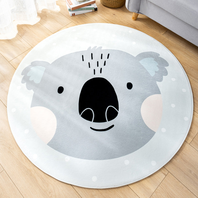 Vloerkleed kinderen – Cartoon patroon – Synthetisch, anti-slip achterkant, kleurvast, machinewasbaar
