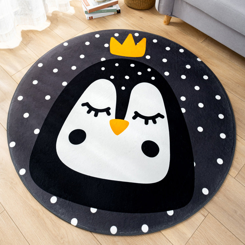 Vloerkleed kinderen – Cartoon patroon – Synthetisch, anti-slip achterkant, kleurvast, machinewasbaar