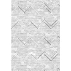 Trellis tapijt – Minimalistisch ontwerp – Polyester, vlekbestendig, huisdiervriendelijk, niet-slip achterzijde