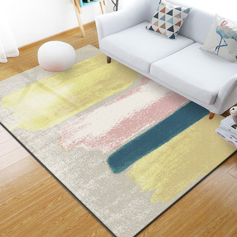 Industriële tapijten – Geometrisch ontwerp – Polyester, huisdiervriendelijk, niet-slip, kleurbestendig