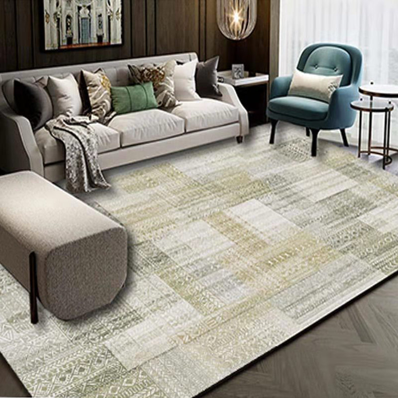 Geometrisch Tapijt – 3D Illusie, Anti-slip, Huisdiervriendelijk, Machine Wasbaar, Polyester