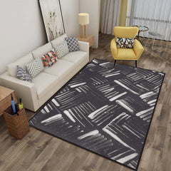 Geometrisch Tapijt – 3D Illusie, Anti-slip, Huisdiervriendelijk, Machine Wasbaar, Polyester