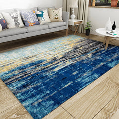 Synthetisch binnen tapijt – Abstract geometrisch design – Niet-slip, wasbaar, huisdiervriendelijk
