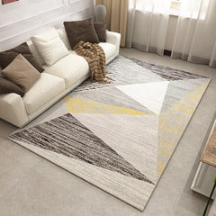 Synthetisch binnen tapijt – Abstract geometrisch design – Niet-slip, wasbaar, huisdiervriendelijk