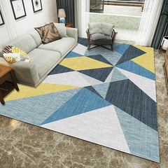 Synthetisch binnen tapijt – Abstract geometrisch design – Niet-slip, wasbaar, huisdiervriendelijk