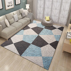 Synthetisch binnen tapijt – Abstract geometrisch design – Niet-slip, wasbaar, huisdiervriendelijk