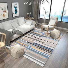 Synthetisch binnen tapijt – Abstract geometrisch design – Niet-slip, wasbaar, huisdiervriendelijk