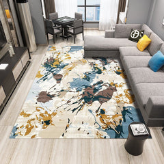 Synthetisch binnen tapijt – Abstract geometrisch design – Niet-slip, wasbaar, huisdiervriendelijk