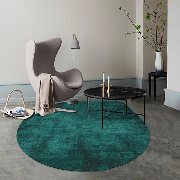 Vloerkleed – Onregelmatige vorm, anti-slip achterkant – Katoen mengsel, multi-gekleurde decoratie