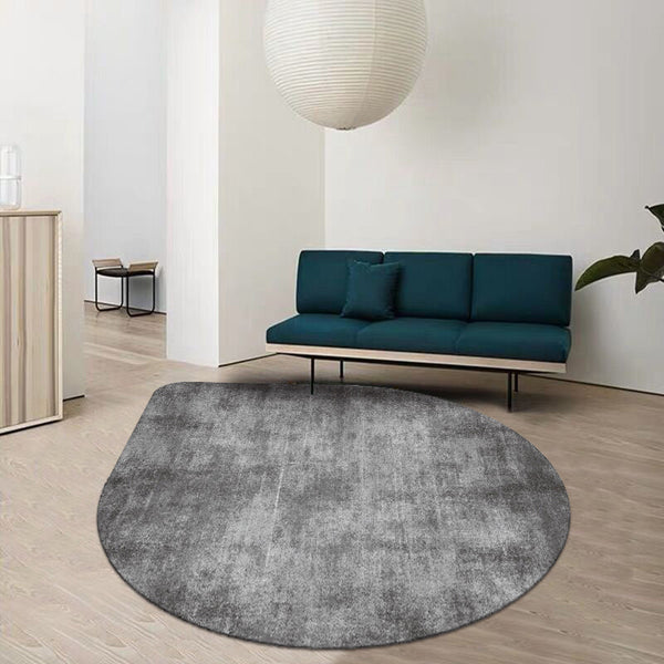 Vloerkleed – Onregelmatige vorm, anti-slip achterkant – Katoen mengsel, multi-gekleurde decoratie