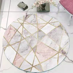 Trendy tapijt – Multi-gekleurde abstracte print – Vlekbestendig en anti-slip achterkant