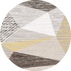Trendy tapijt – Multi-gekleurde abstracte print – Vlekbestendig en anti-slip achterkant