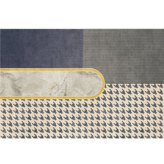 Tapijt – Vlekbestendig | Anti-slip | Katoenmix met geometrisch patroon