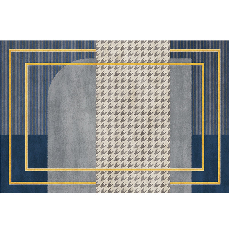Tapijt – Vlekbestendig | Anti-slip | Katoenmix met geometrisch patroon