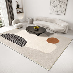 Slaapkamer tapijt – Modern abstract design – Polyester, wasbaar, niet-slip achterkant