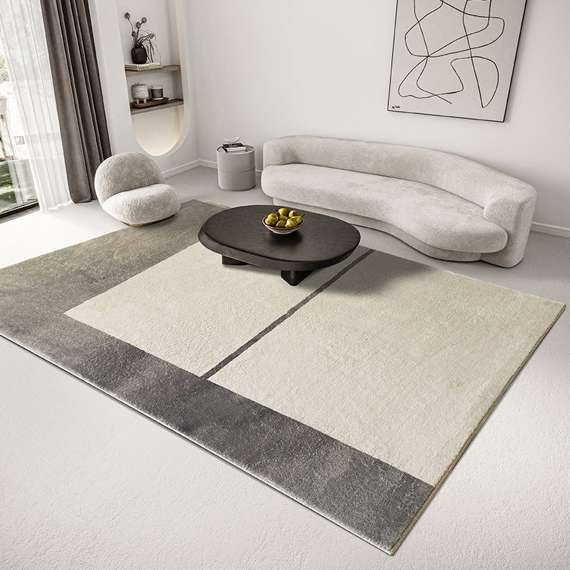 Slaapkamer tapijt – Modern abstract design – Polyester, wasbaar, niet-slip achterkant