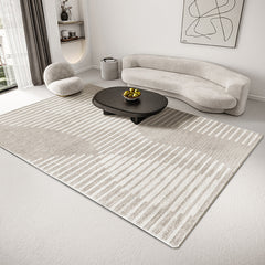Slaapkamer tapijt – Modern abstract design – Polyester, wasbaar, niet-slip achterkant