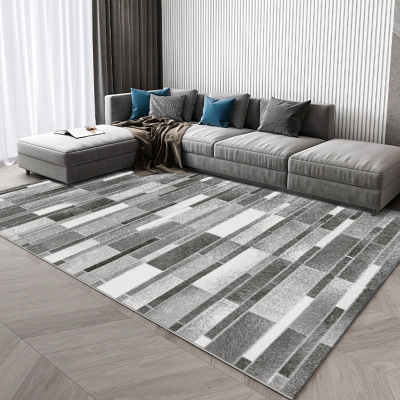 Parlor Rug – Luxe geruite afdruk – Polypropyleen, huisdiervriendelijk, gemakkelijk te verzorgen, binnen tapijt