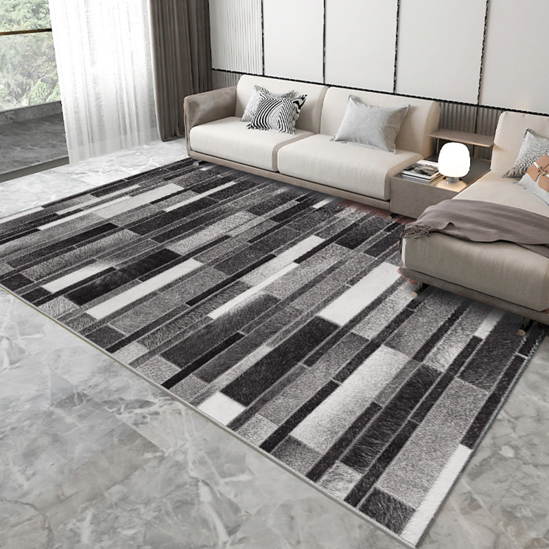 Parlor Rug – Luxe geruite afdruk – Polypropyleen, huisdiervriendelijk, gemakkelijk te verzorgen, binnen tapijt