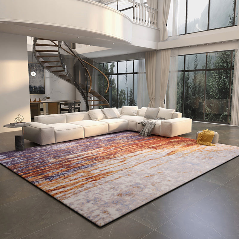 Woonkamer Tapijt – Abstract Patroon, Synthetisch, Antislip Ondergrond, Wasbaar