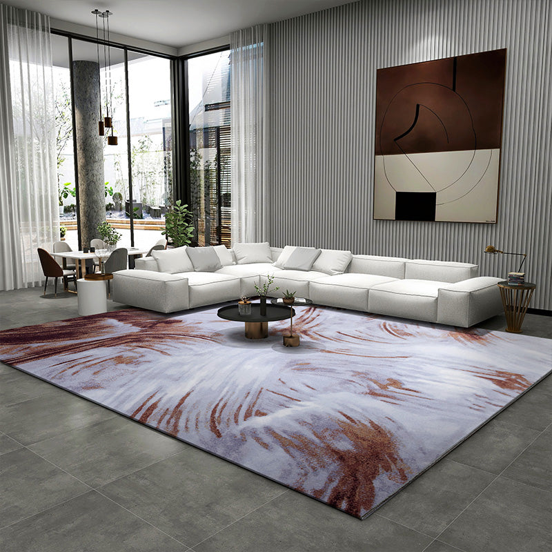 Woonkamer Tapijt – Abstract Patroon, Synthetisch, Antislip Ondergrond, Wasbaar