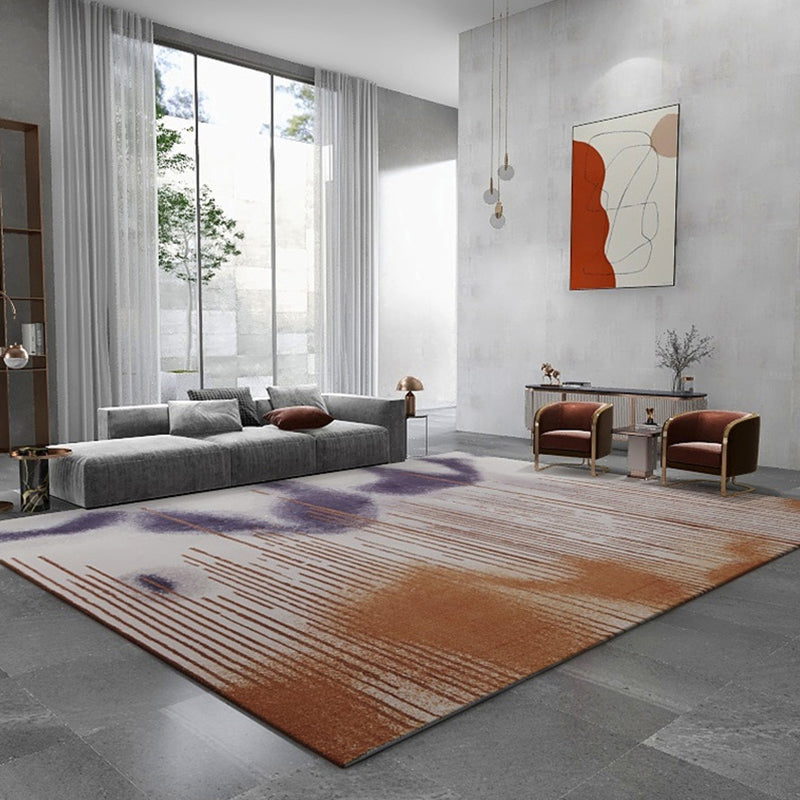 Woonkamer Tapijt – Abstract Patroon, Synthetisch, Antislip Ondergrond, Wasbaar