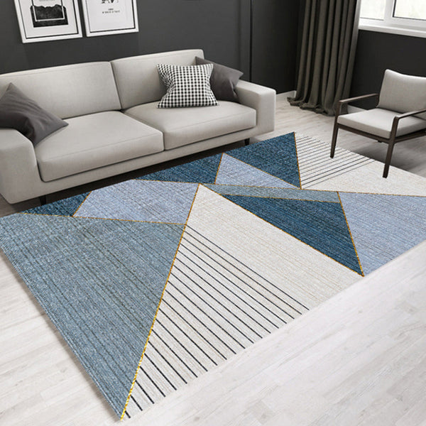 Geometrisch tapijt – Wasbaar, huisdiervriendelijk, antislip | Synthetisch, machinegeweven