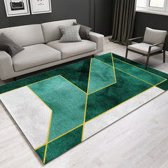 Geometrisch tapijt – Wasbaar, huisdiervriendelijk, antislip | Synthetisch, machinegeweven