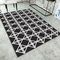 Vloerkleed – Geometrische print – Huisdiervriendelijk, niet-slip achterkant