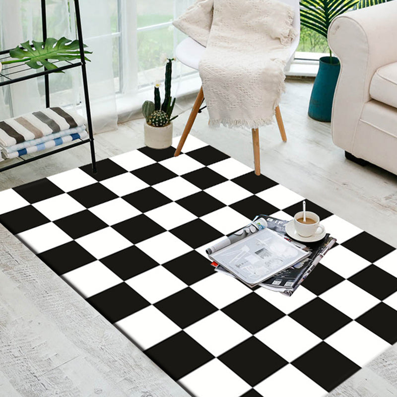 Vloerkleed – Geometrische print – Huisdiervriendelijk, niet-slip achterkant