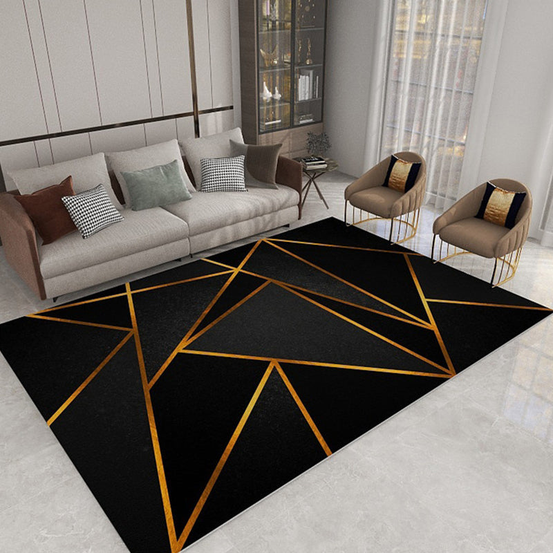 Geometrische print vloerkleed – Huisdiervriendelijk en machinewasbaar – Polypropyleen voor binnengebruik