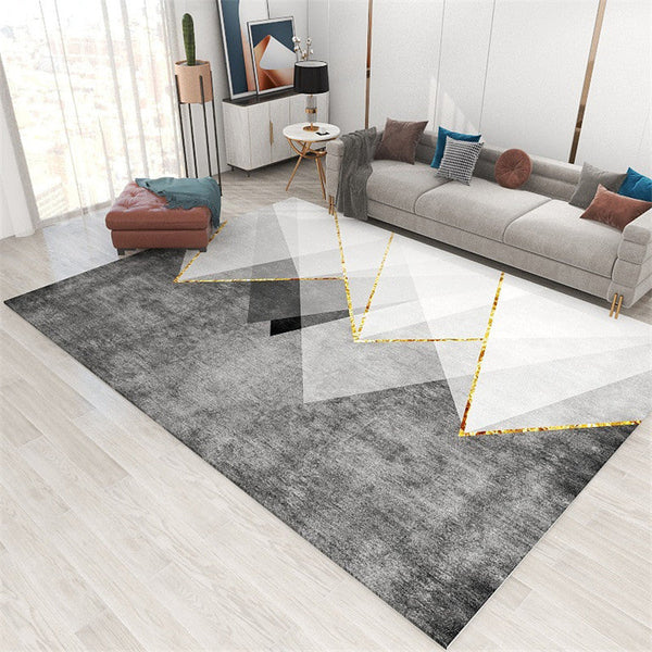 Geometrische print vloerkleed – Huisdiervriendelijk en machinewasbaar – Polypropyleen voor binnengebruik