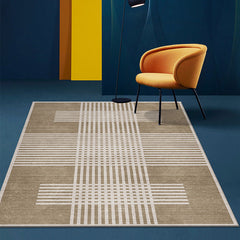 Kleurblok vloerkleed – Wasbaar | Anti-slip achterkant | Polyester, voor binnen gebruik