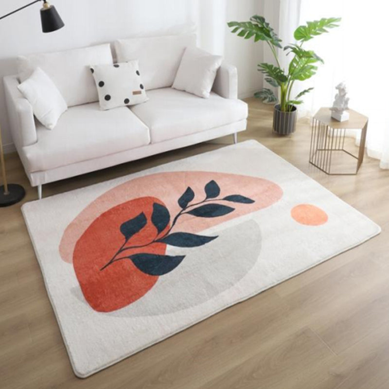 Noordse vloerkleed – Handgedrukt, antislip, machinewasbaar – Polyester, geschikt voor binnenruimtes