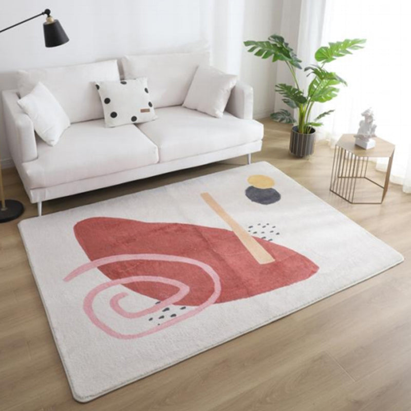 Noordse vloerkleed – Handgedrukt, antislip, machinewasbaar – Polyester, geschikt voor binnenruimtes