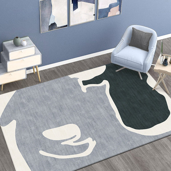 Kleurblok tapijt – Antislip achterkant – Polypropyleen, huisdiervriendelijk, binnenvloerkleed