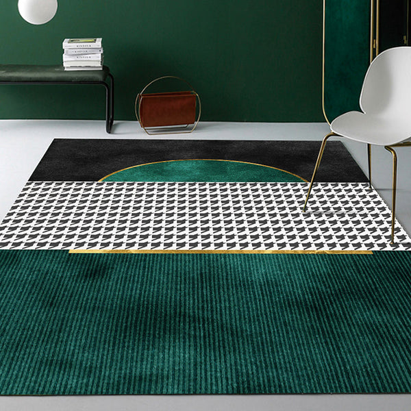 Vloerkleed – Modern ontwerp – Polypropyleen, vlekbestendig, niet-slip achterzijde